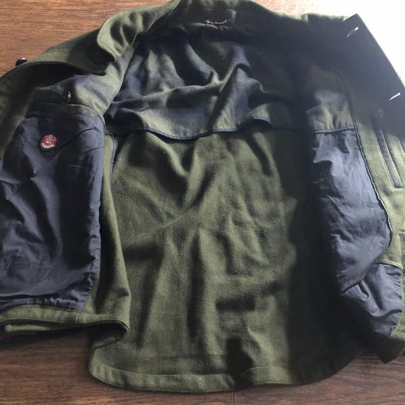 Pendleton Mens Capitol Hill Green Button Up Jacket - Picture 5 of 10